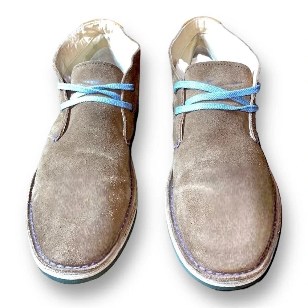 👞 TED BAKER London Abdon 2‎ Soft Blue Suede Ankle Boots | Size 10
